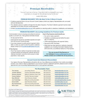Premium Receivables Flyer