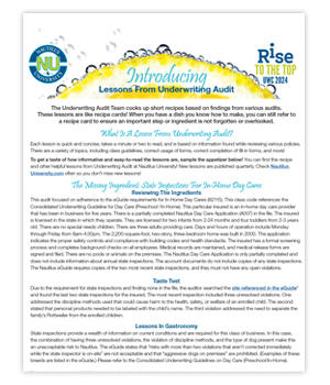 Underwriting Audit Flyer