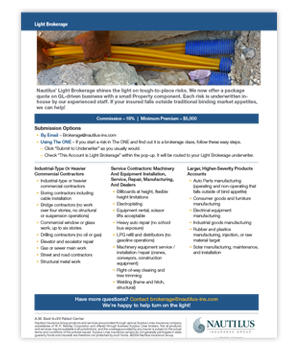 Light Brokerage Flyer
